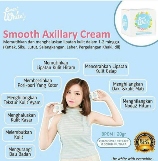 EVERWHITE SMOOTH AXILLARY CREAM - EVERWHITE BLUE ORIGINAL