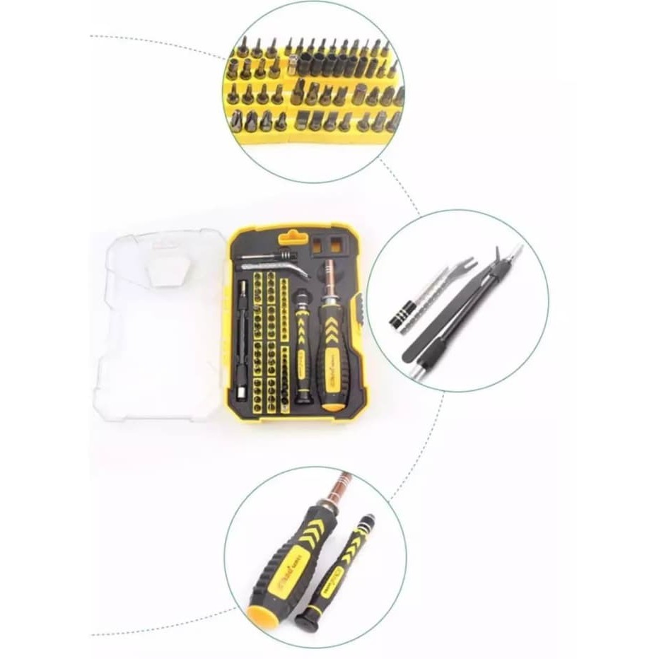 Obeng Multifungsi 60 In 1 FATICK DK-7060 Professional Tools Sets - 0374