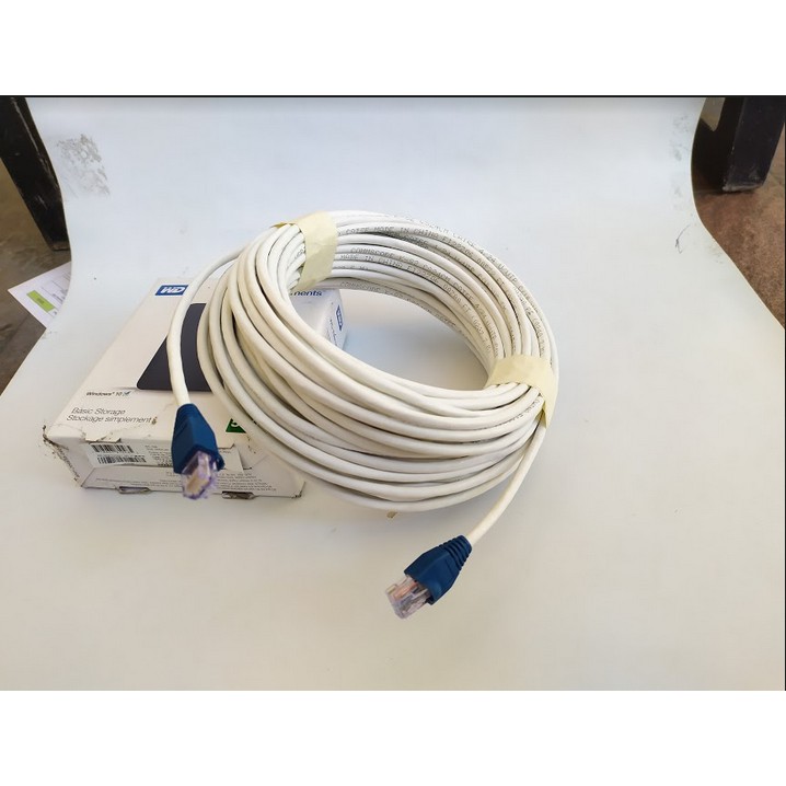 Kabel Lan Cat 5e FTP Outdoor Ori AMP COMMSCOPE Bare Copper F/UTP 3 METER SIAP PAKAI BRAND TERNAMA