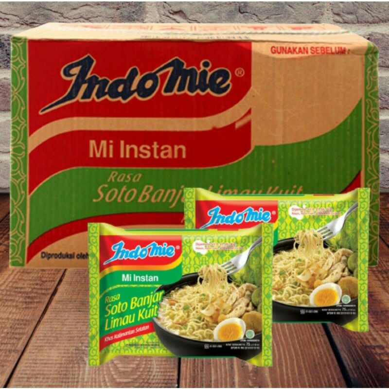 

INDOMIE MI INSTAN RASA SOTO BANJAR LIMAU KUIT