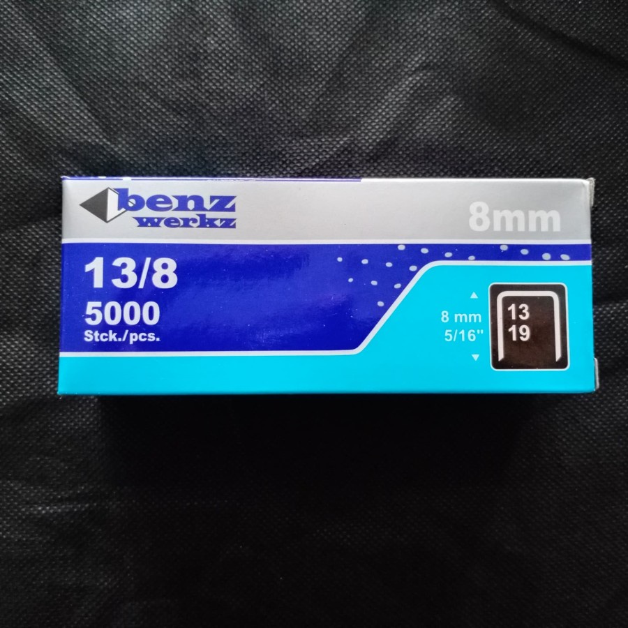 

Isi Staples 13/8 / Gun Tacker 8mm merek Benz