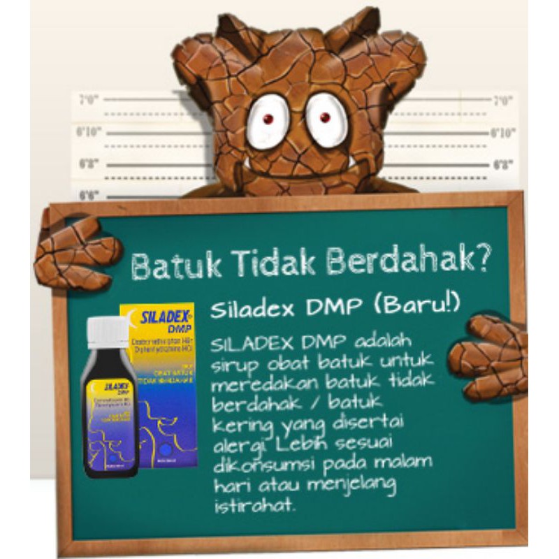 SILADEX / OBAT BATUK KERING / BATUK BERDAHAK / BATUK FLU BATUK PILEK