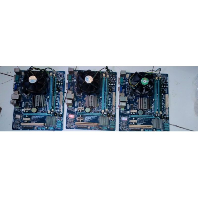 mainboard G41 Gigabyte soket 775 komplit