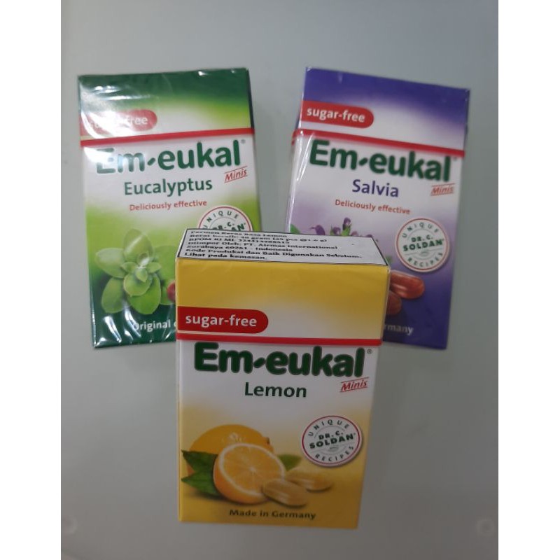 

Permen Candy Em-eukal Minis Dr.C.Soldan LEMON sugar free