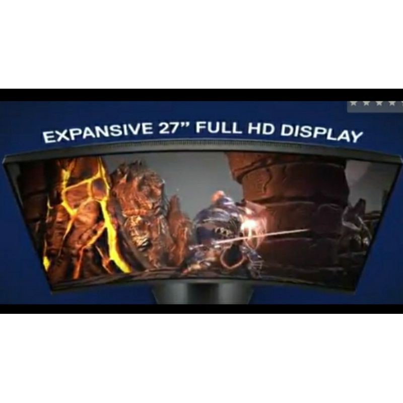 LED DELL S2721HGF 27" S2721 Curved Gaming 1080p 144Hz HDMI DP