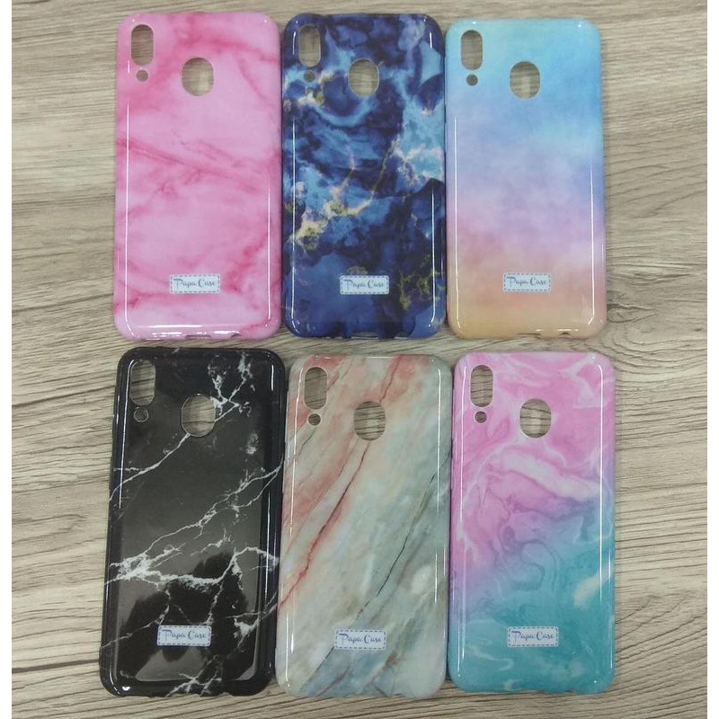 Soft Case Casing Marble Marmer Marbel Samsung M20