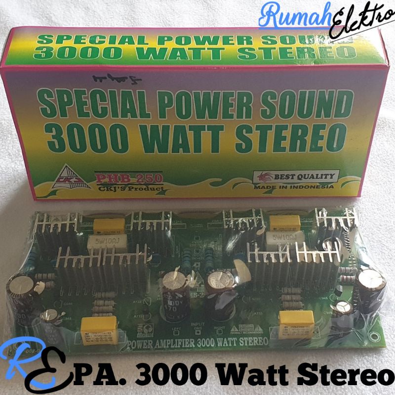 Kit Driver PA 3000W Stereo PHB 250 by CKJ