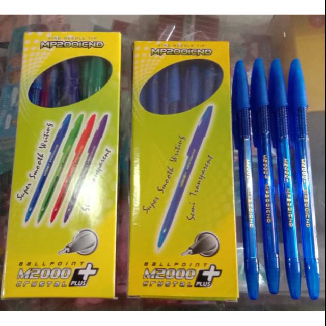 

Pulpen/ Ballpoint M2000 + MP200ICND plus crystal (isi 12pcs/pack) MURAH ORI Baru