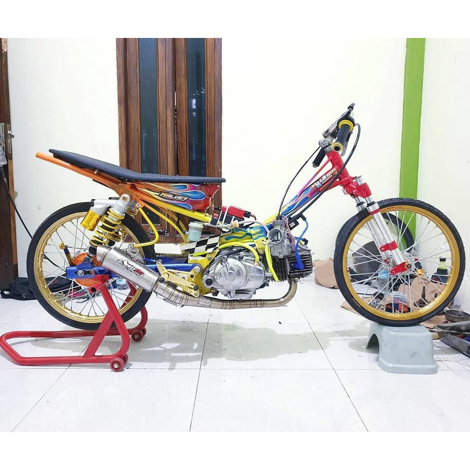 Knalpot ABRT20 Bebek 125cc Stainless Original Pabrik ABRT20