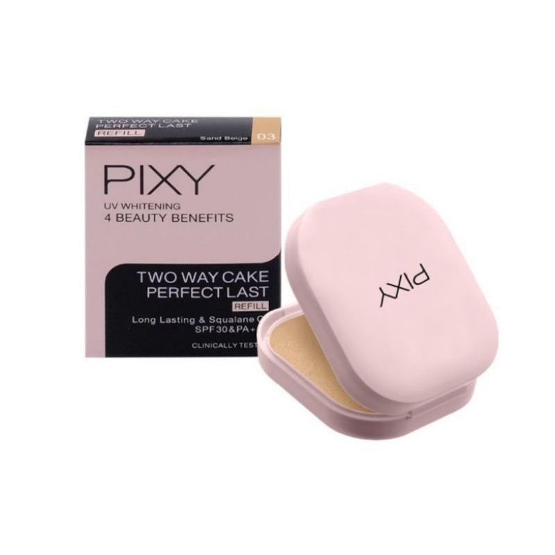 PIXY UV Whitening 4 Beauty Benefit Two Way Cake Perfect Last Refill 9g