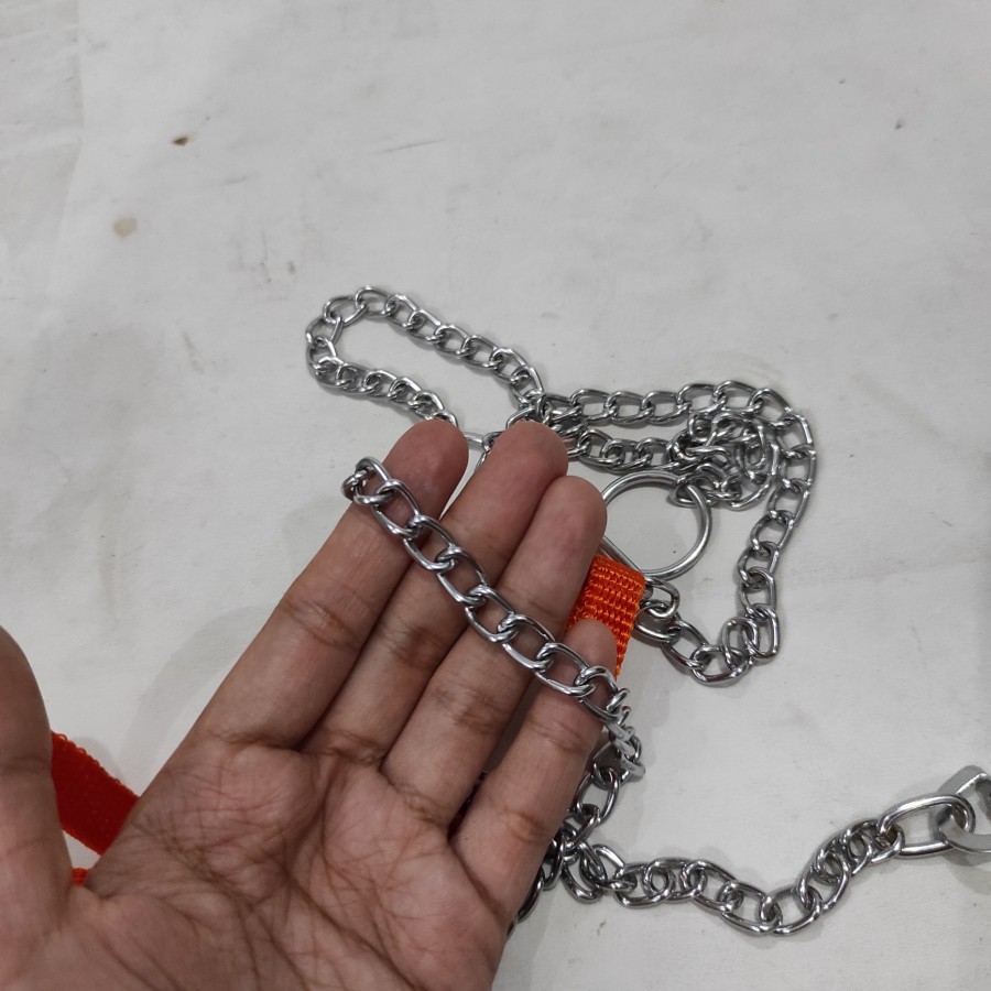 Rantai leher anjing besi dog chain 2mm 2 mm