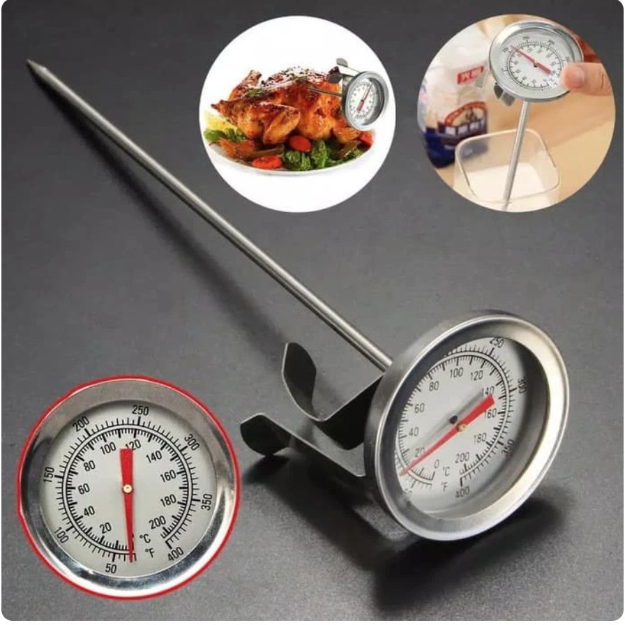 Termometer Makanan Analog Stainless Air Oven BBQ / Food Thermometer