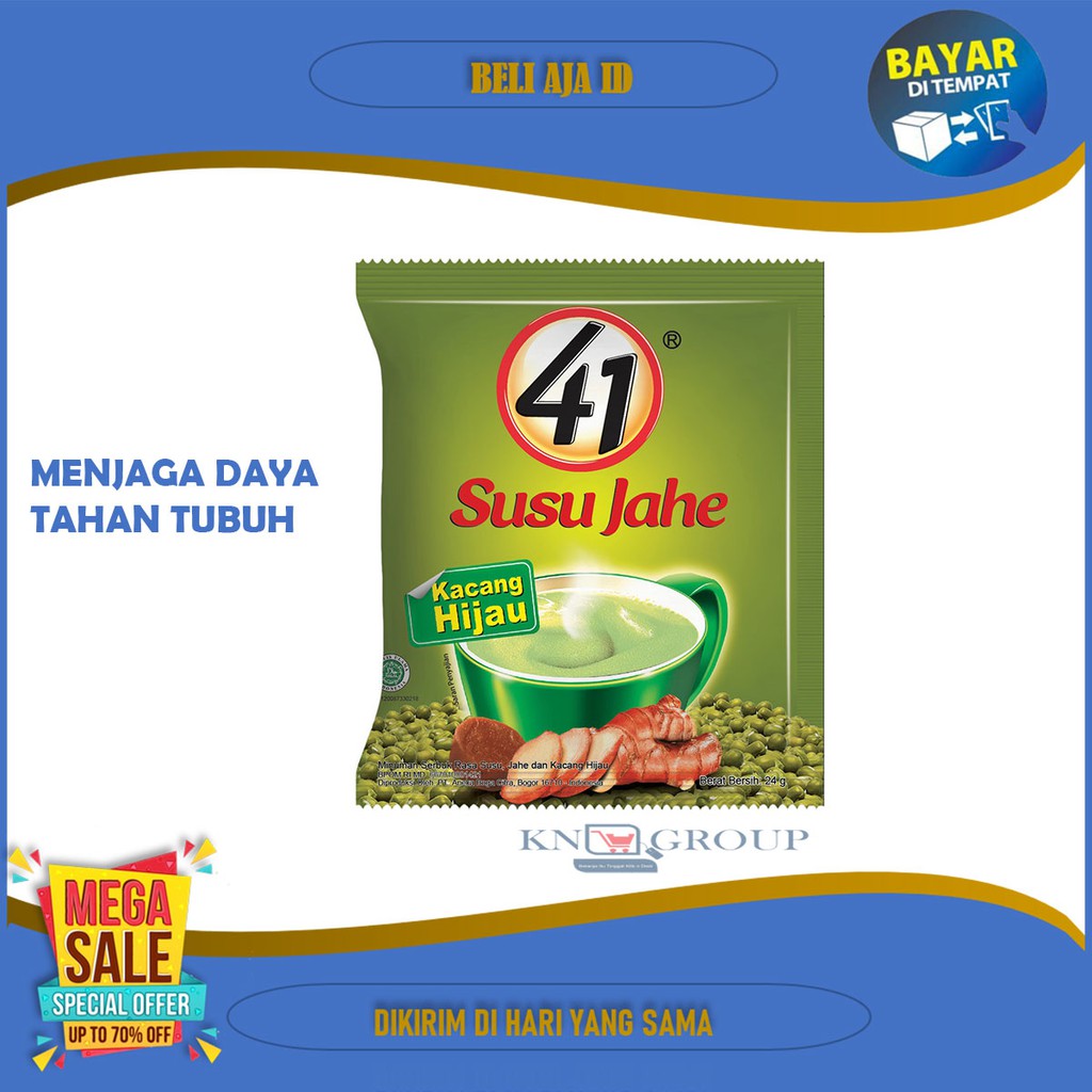 Susu Jahe KACANG HIJAU 41 [Per 5 SACHSET]