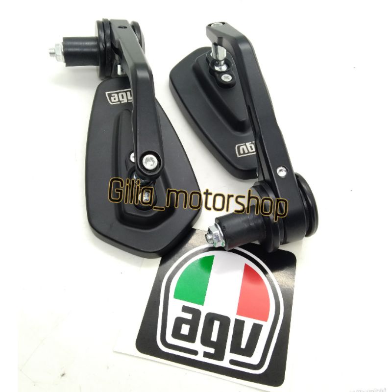 Spion Jalu Oval Diamond SH 5003 AGV Racing Spion Jalu Bar End Universal