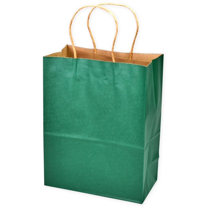 

NEW Scoop Paper Bag / Kantong Kertas Monotone 21x11x27cm 62240300 - Hijau Tua