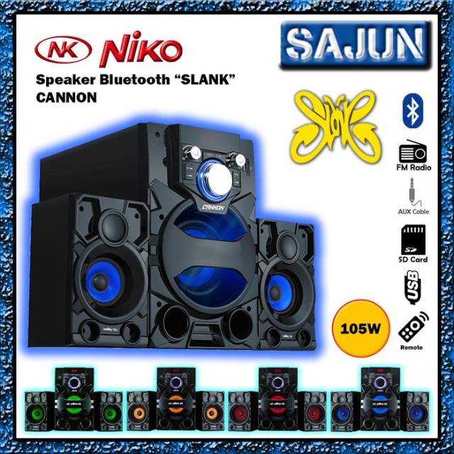 Speaker Aktif Niko Cannon / Speaker Aktif Bluetooth