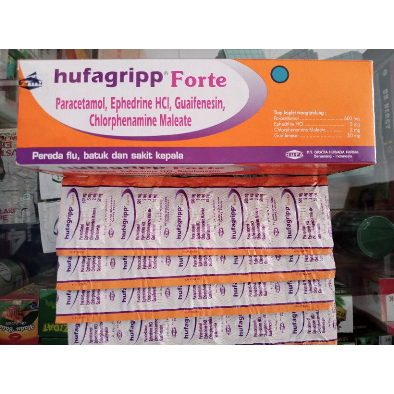 Hufagrip Forte Tablet | 1 Strip @10 Tablet - ED 01/2025