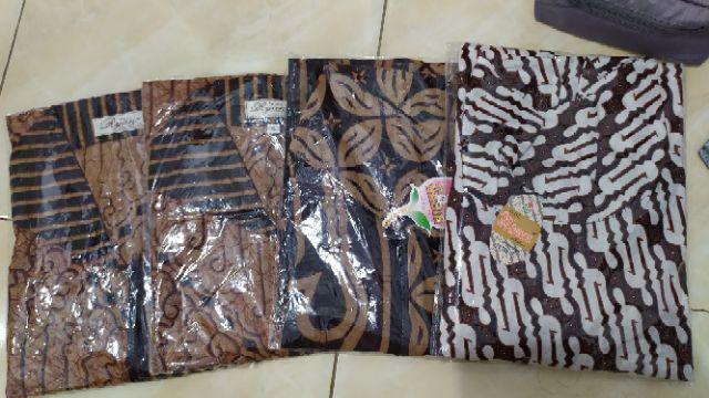 Adriani Tunik Sogan Seling Tunik Batik Cantik Modern Tunic Batik Busui Murmer Batik Seragaman Sogan