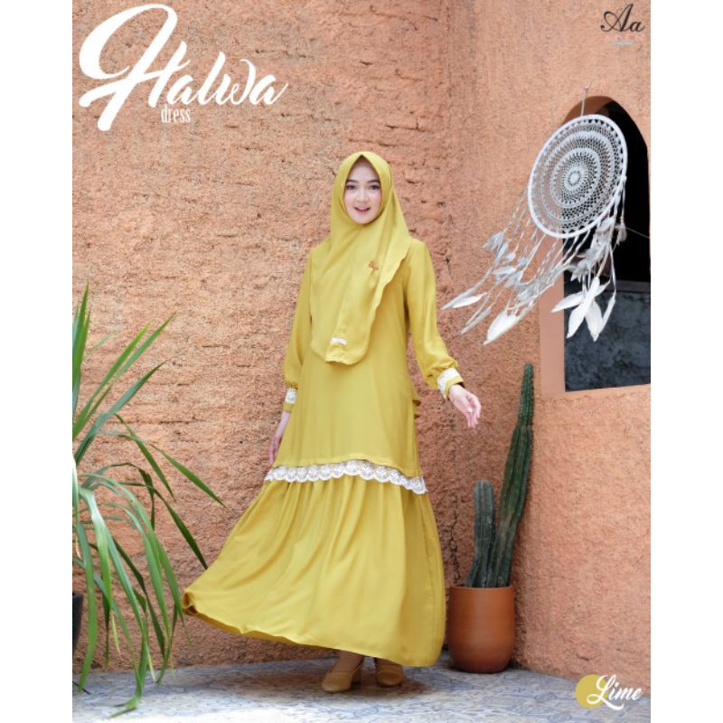 Gamis Halwa set by aden hijab