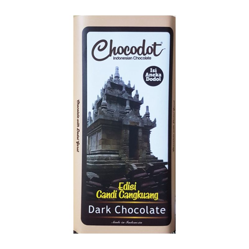 Bhineka - Chocodot Edisi Candi Cangkuang Varian Dark Chocolate isi Aneka Dodol 95gr