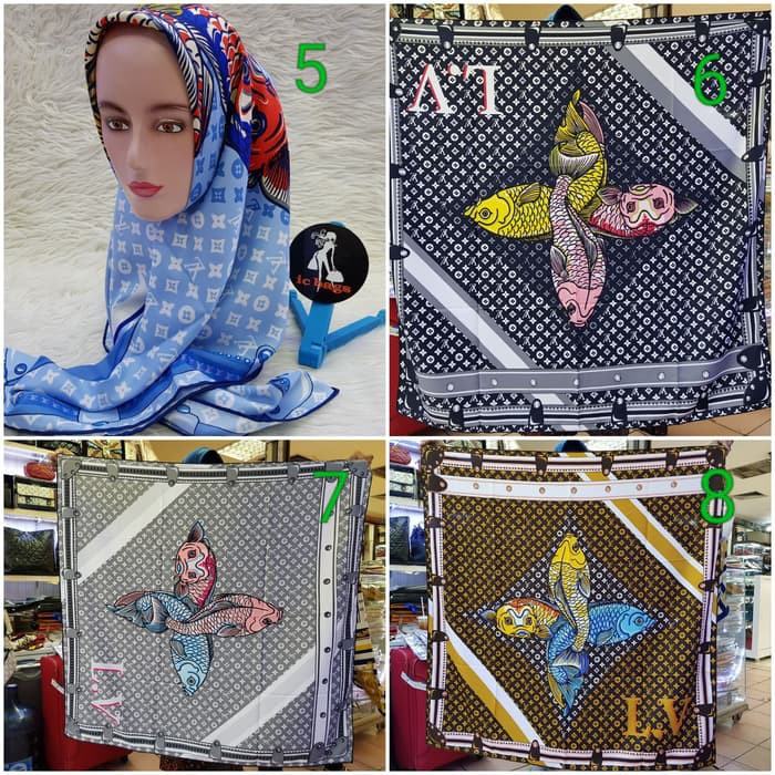 JILBAB SEGIEMPAT IMPORT LV