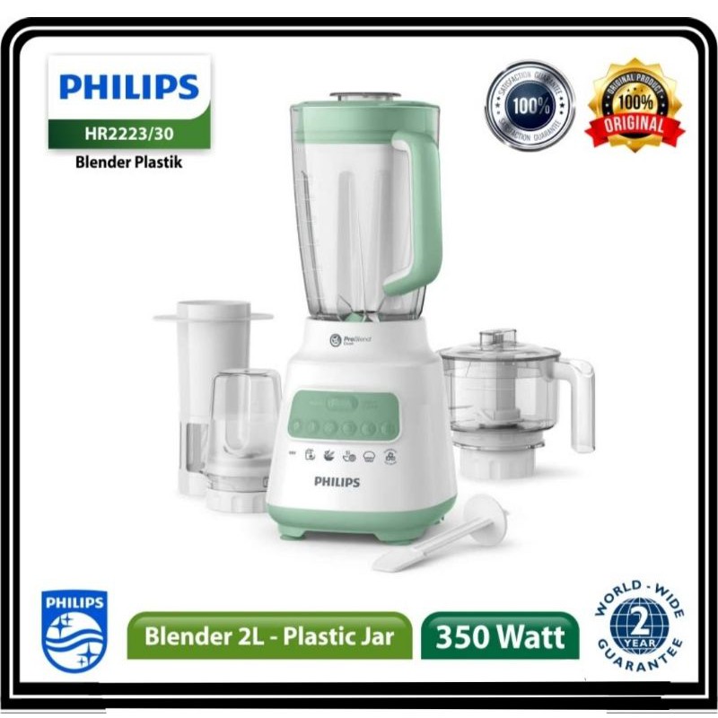 Blender Philips Plastik Hr 2223 Plus Chopper Shopee Indonesia