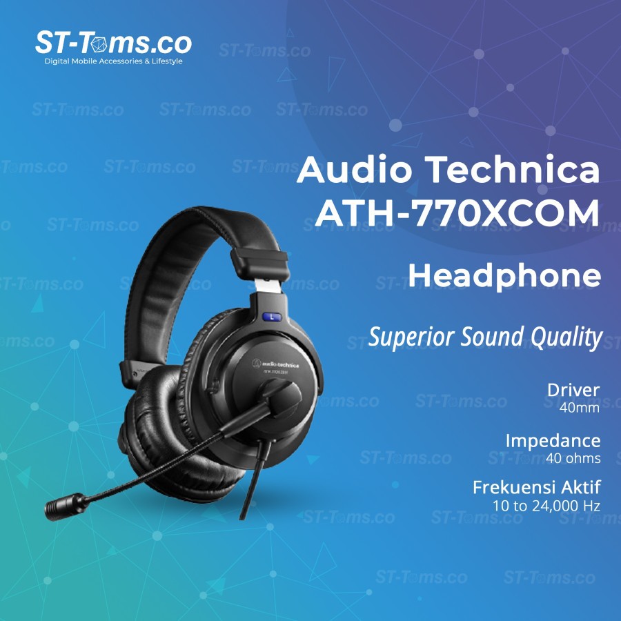 Audio Technica ATH-770XCOM Stereo Headset
