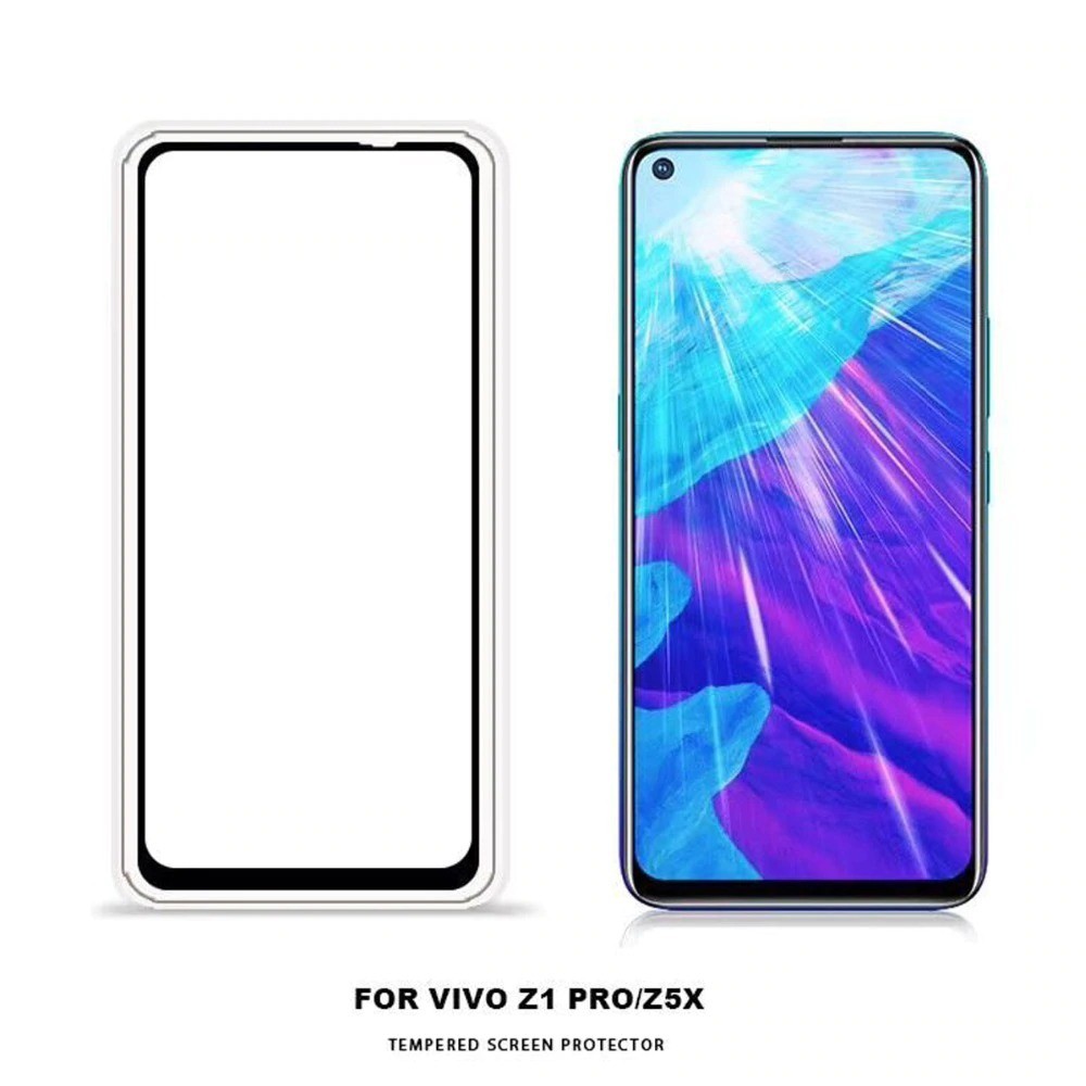 Vivo Z1 Pro Tempered Glass 5D Full Cover Full Lem