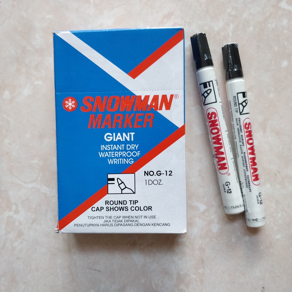 

Spidol Snowman permanent G-12