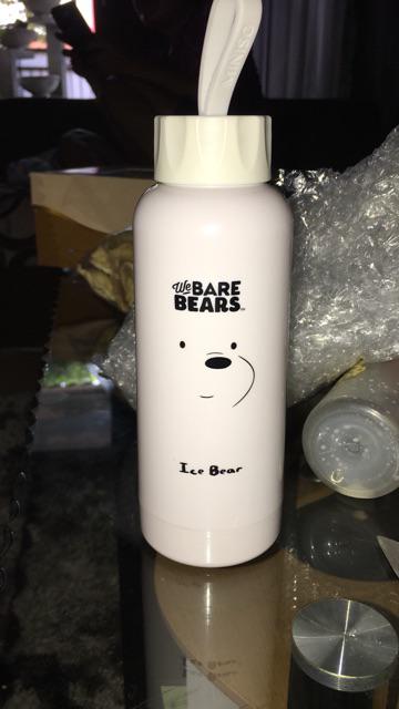 Miniso Tumblr Botol We Bare Bears 300ml