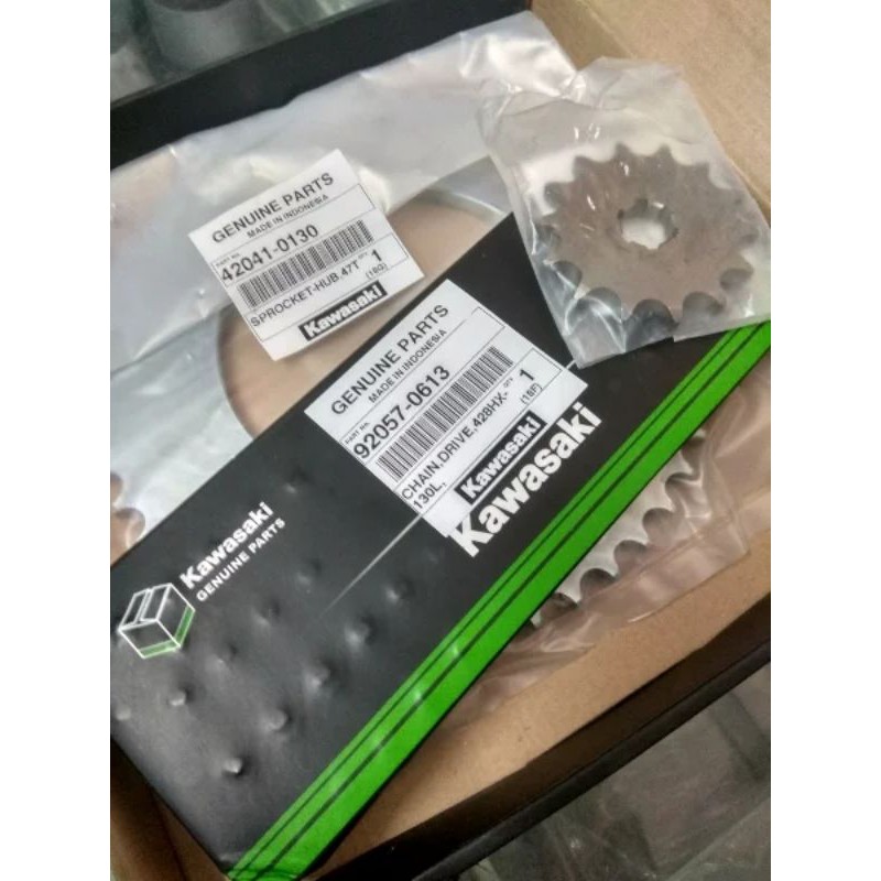 Termurah gearset KLX 150 L original kawasaki