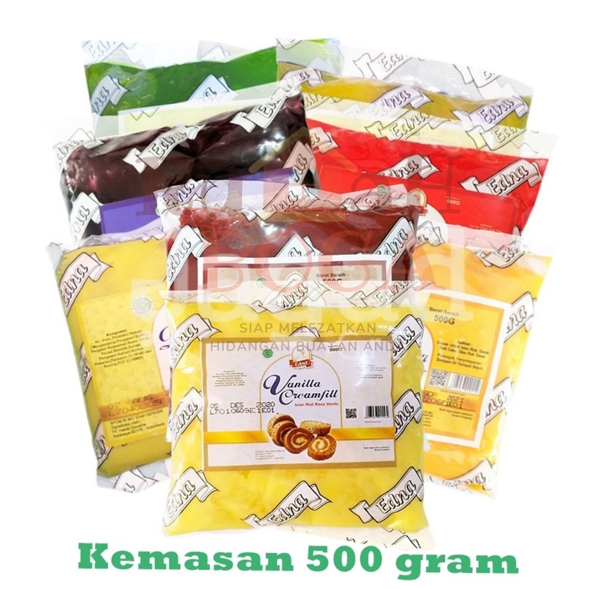 

Selai EDNA Filling Creamfill Roti Kue Nastar 500 gr gram