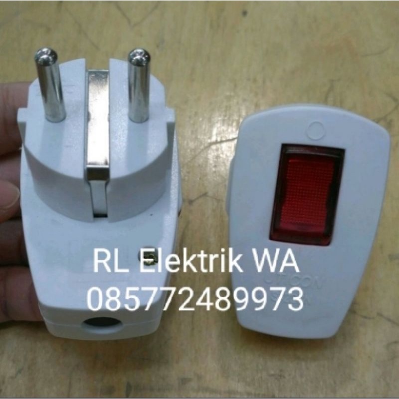 STEKER ARDE LAMPU SAKLAR UTICON