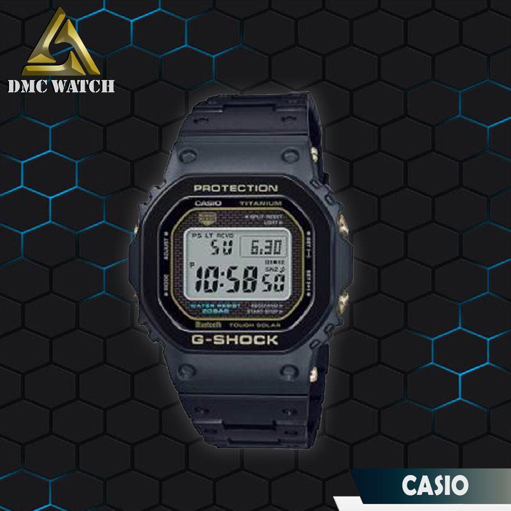 Jam Tangan Pria Casio G-Shock GMW-B 5000 Full Black Rubber Ori BM