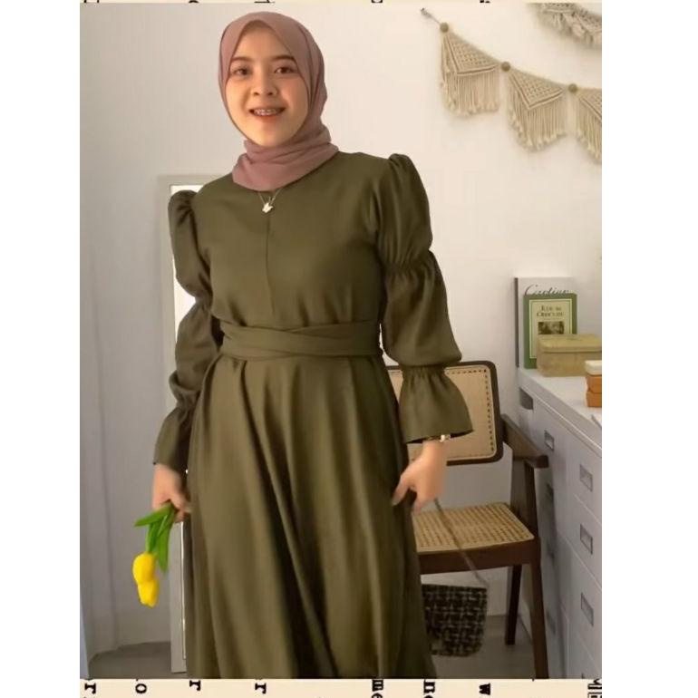 (TERBAIK)[ ] Dayana Dress S M L XL | Fashion Muslim Gamis Lebaran 2021 Terbaru | Ied Series | Baju B