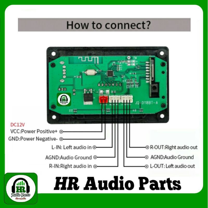 Modul MP3 Bluetooth 5.0 118BT Big Screen LED Display for Amplifier dll