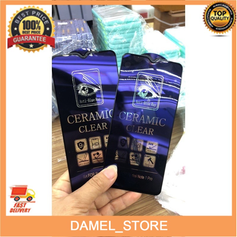 [Tempered] tempered glass ceramic anti blue ray /  Redmi note 9 pro / note 9/ 9 pro max/ Note 9S