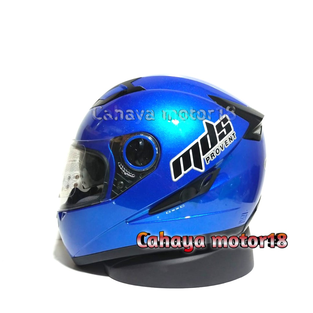 HELM MDS PROVENT SOLID CYAN BLUE HELM FULL FACE