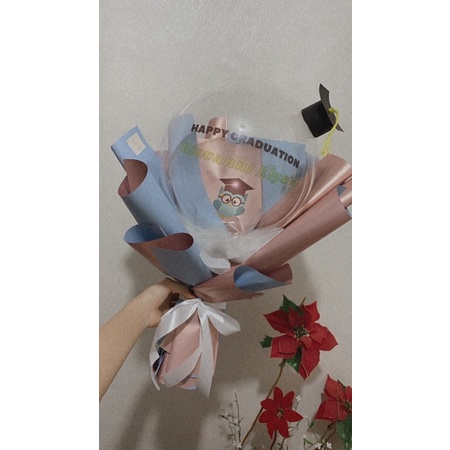 BALON BOUQUET / BUKET BALON - BALON BOUQUET UNTUK GRADUATION