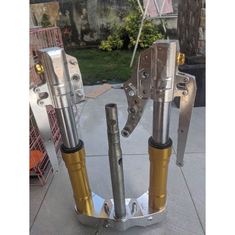 USD UP SIDE DOWN NUI RACING DOUBLE DISK YAMAHA AEROX VVA 155 OLD SECOND