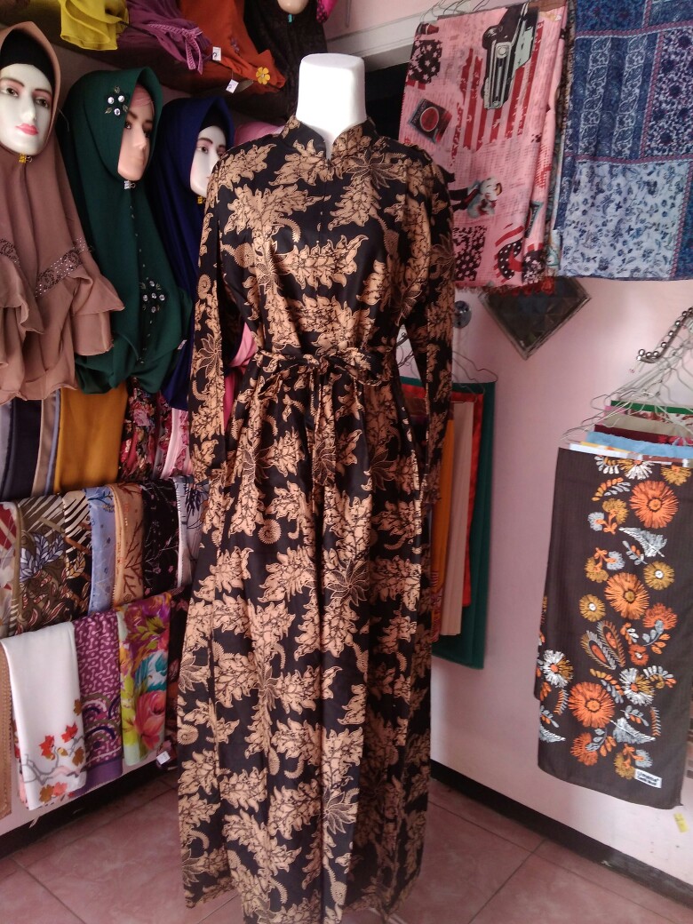 Gamis Batik Manggar, Padi,sekar,cantik,kubis,kipas,daun,kupu,gendis