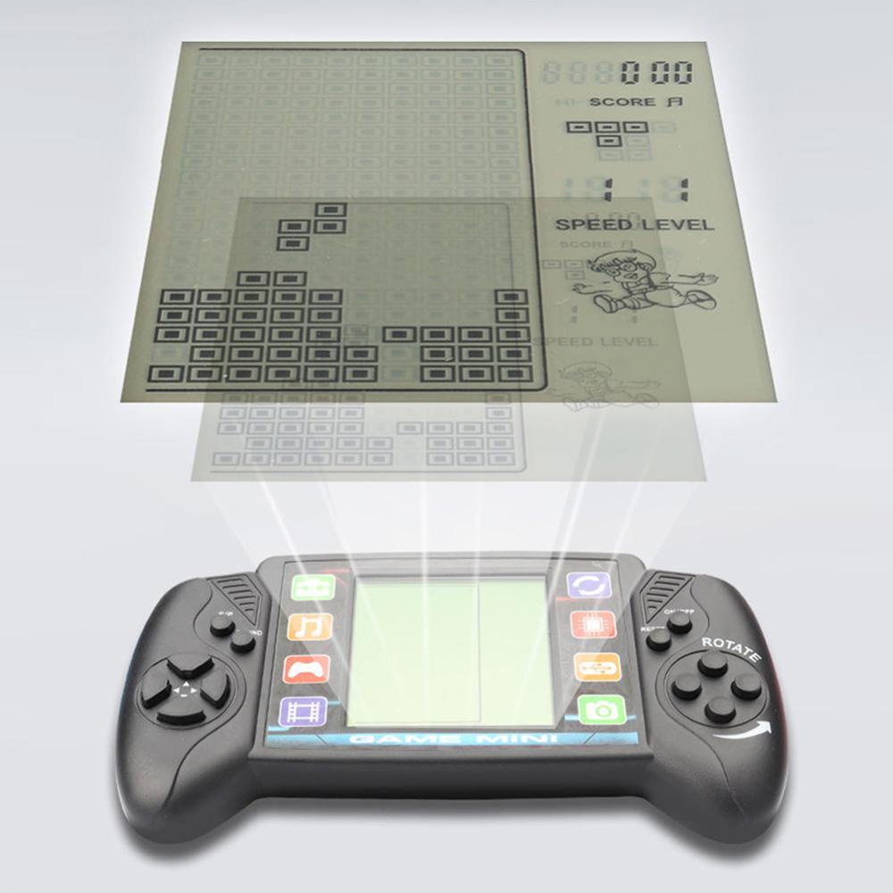 Timekey H3T7 Konsol Game Tetris Retro Layar 3.5 &quot;Dengan 26 Games Built-in