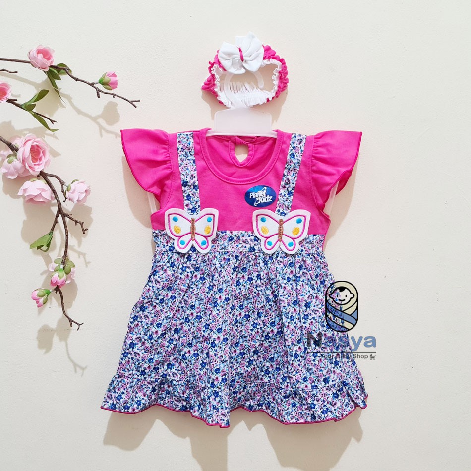 [ PROMO 7.7 ] [P-030] Dress Bayi / Dress Anak Perempuan Usia 0-6 Bulan -  Planet Kids (Planet Kid)