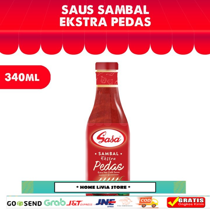 

Sasa Saus Sambal Ekstra Pedas 340 ml