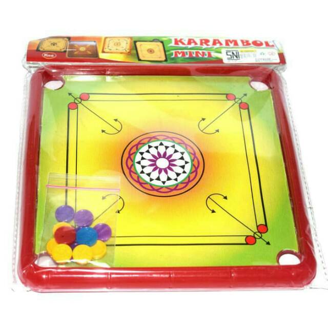 KMT kerambol mini mainan anak karambol
