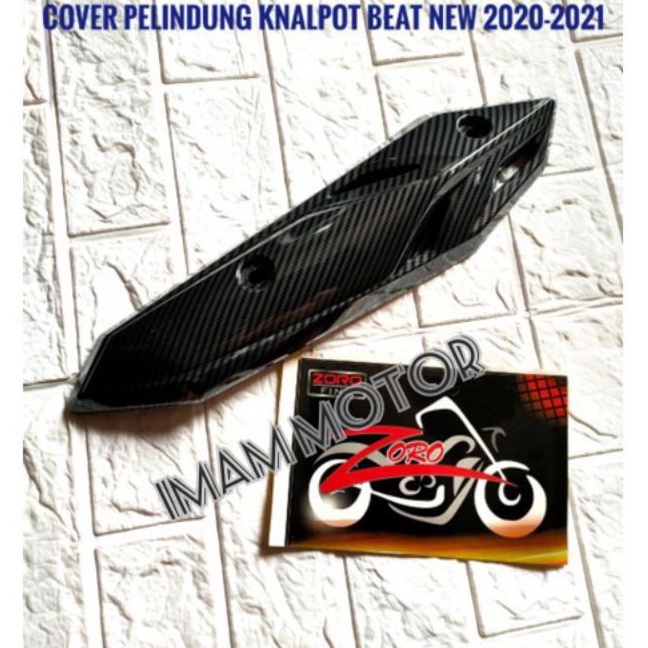 Cover knalpot Beat new 2020-2021 karbon