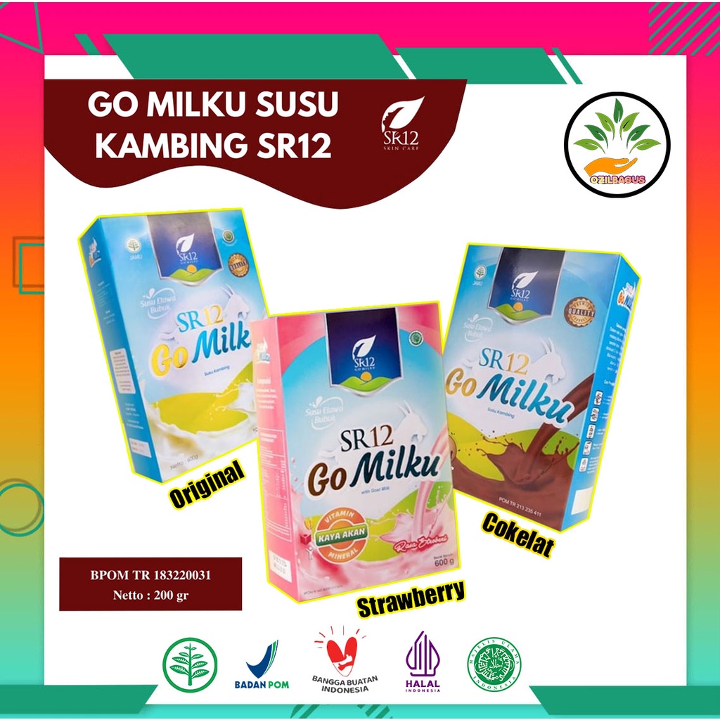

Go Milku SR12 Susu Kambing Etawa Penggemuk Badan Promil Isi 200 Gram