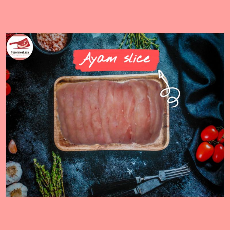 

Ayam Slice 500gr frozenmeat.sda