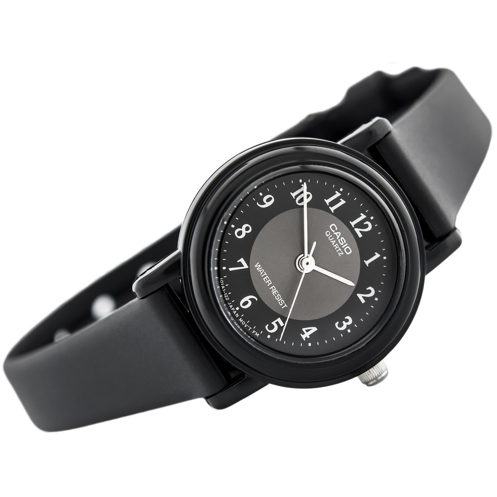 Casio General LQ-139AMV-1B3 / LQ139AMV-1B3 Jam Tangan Wanita Analog Karet Hitam (Dapat Kotak Mika)