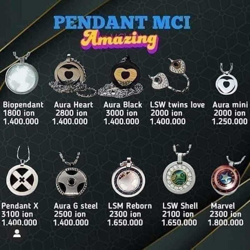 KALUNG KESEHATAN KALUNG PENDANT AURA